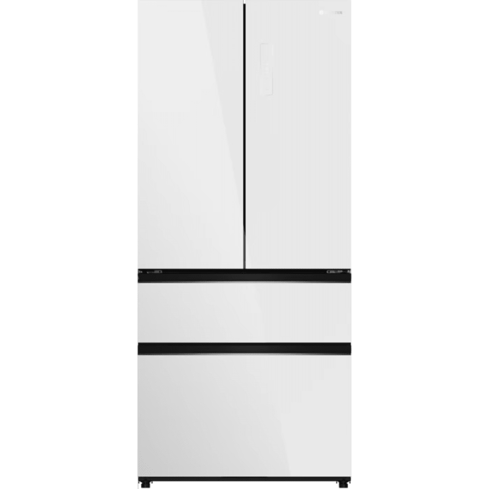 מקרר 4 דלתות מקפיא תחתון 509 ליטר נטו Electra EL511GW - גימור זכוכית לבנה - K.B.V