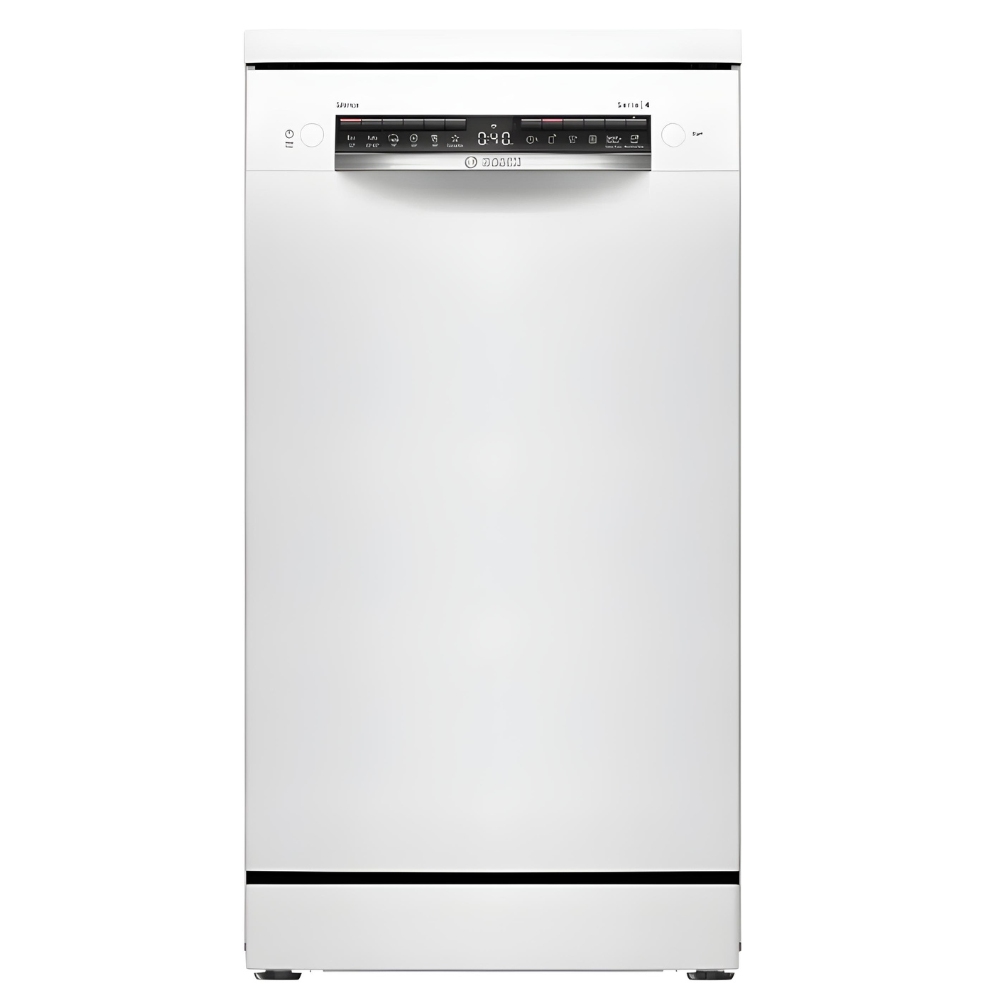 מדיח כלים צר 45 ס"מ 10 מערכות כלים Bosch SPS4HKW49E - צבע לבן , תוצרת פולין - יבואן רשמי