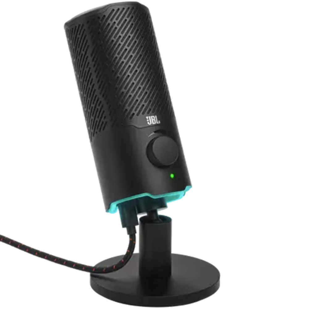 מיקרופון למחשב JBL Quantum Stream RGB - צבע שחור שנה אחריות ע"י - יבואן הרשמי