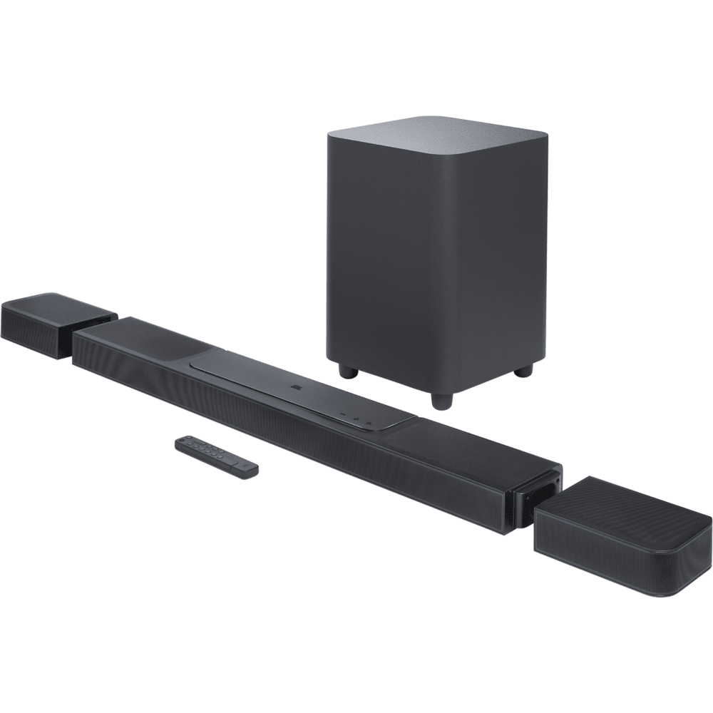 מקרן קול עם שני רמקולים וסאבוופר אלחוטיים JBL Bar 1300 11.1.4 1170W - צבע שחור - K.B.V