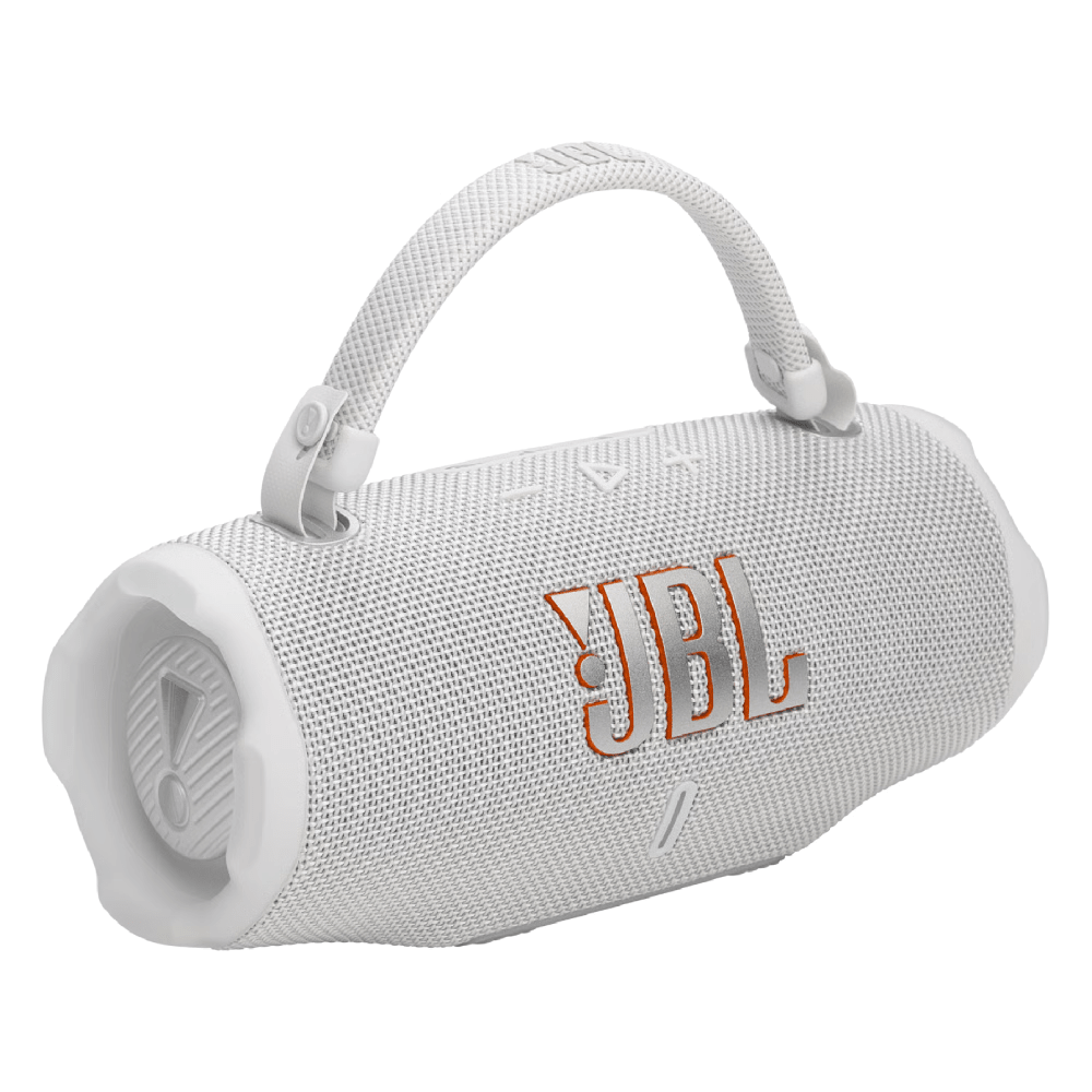 רמקול Bluetooth אלחוטי נייד JBL Charge 6 - צבע לבן - K.B.V