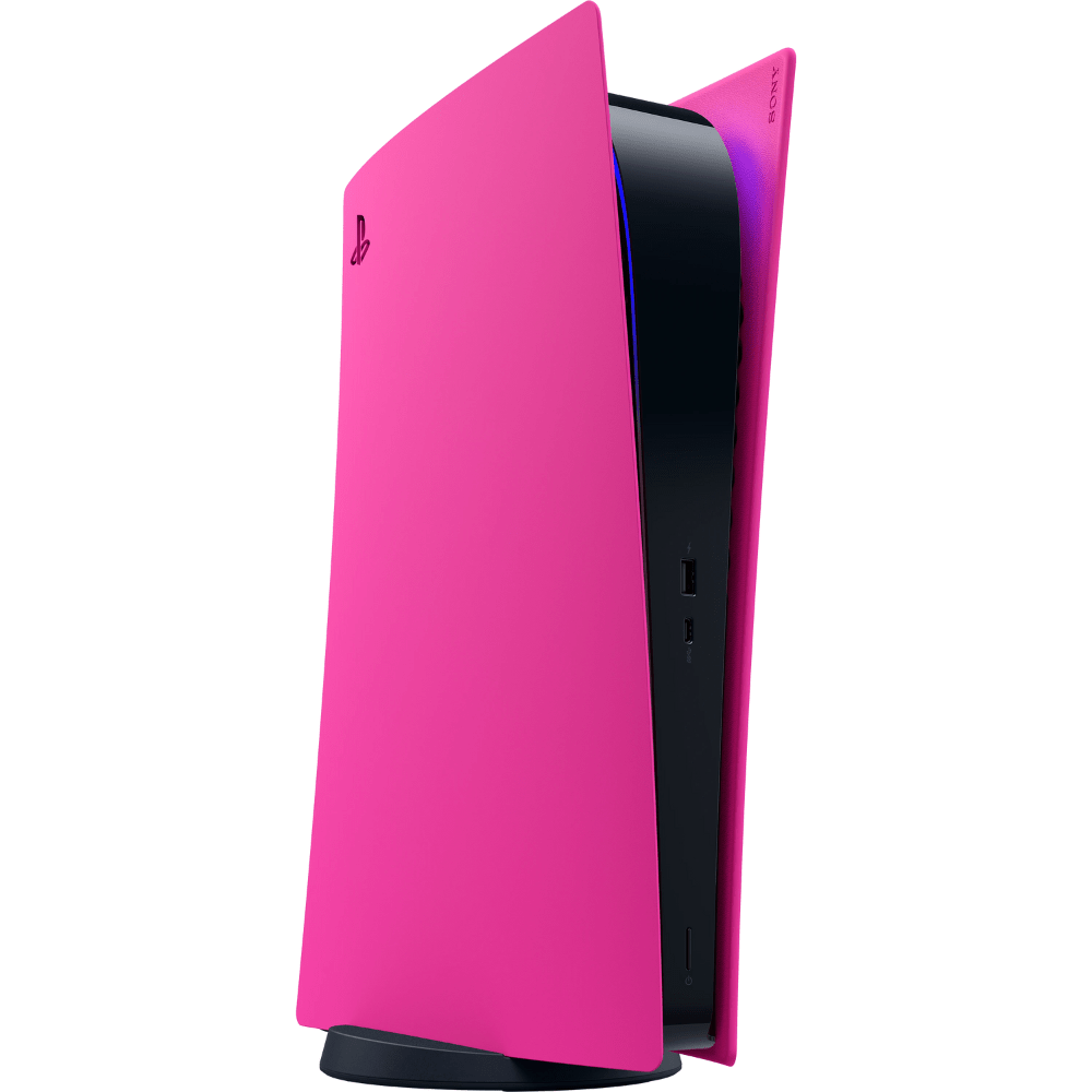 כיסוי צבעוני רשמי לקונסולת Sony Playstation 5 Digital Edition - צבע ורוד נובה - K.B.V