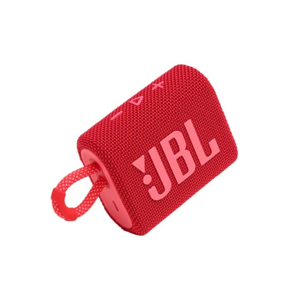 רמקול אלחוטי דגם JBL GO 3 - צבע אדום שנה אחריות ע"י - יבואן הרשמי