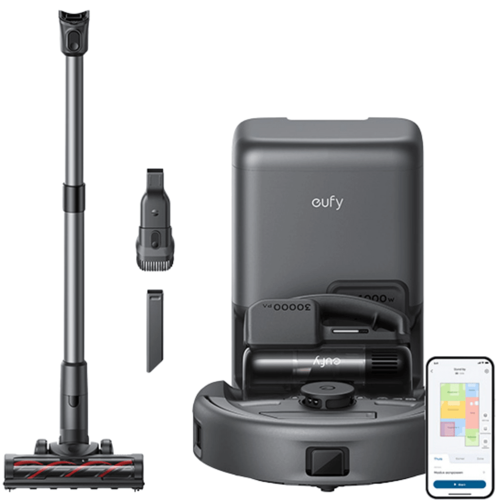 שואב אבק רובוטי 3 ב-1 Anker Eufy E20 Omni - צבע שחור - K.B.V