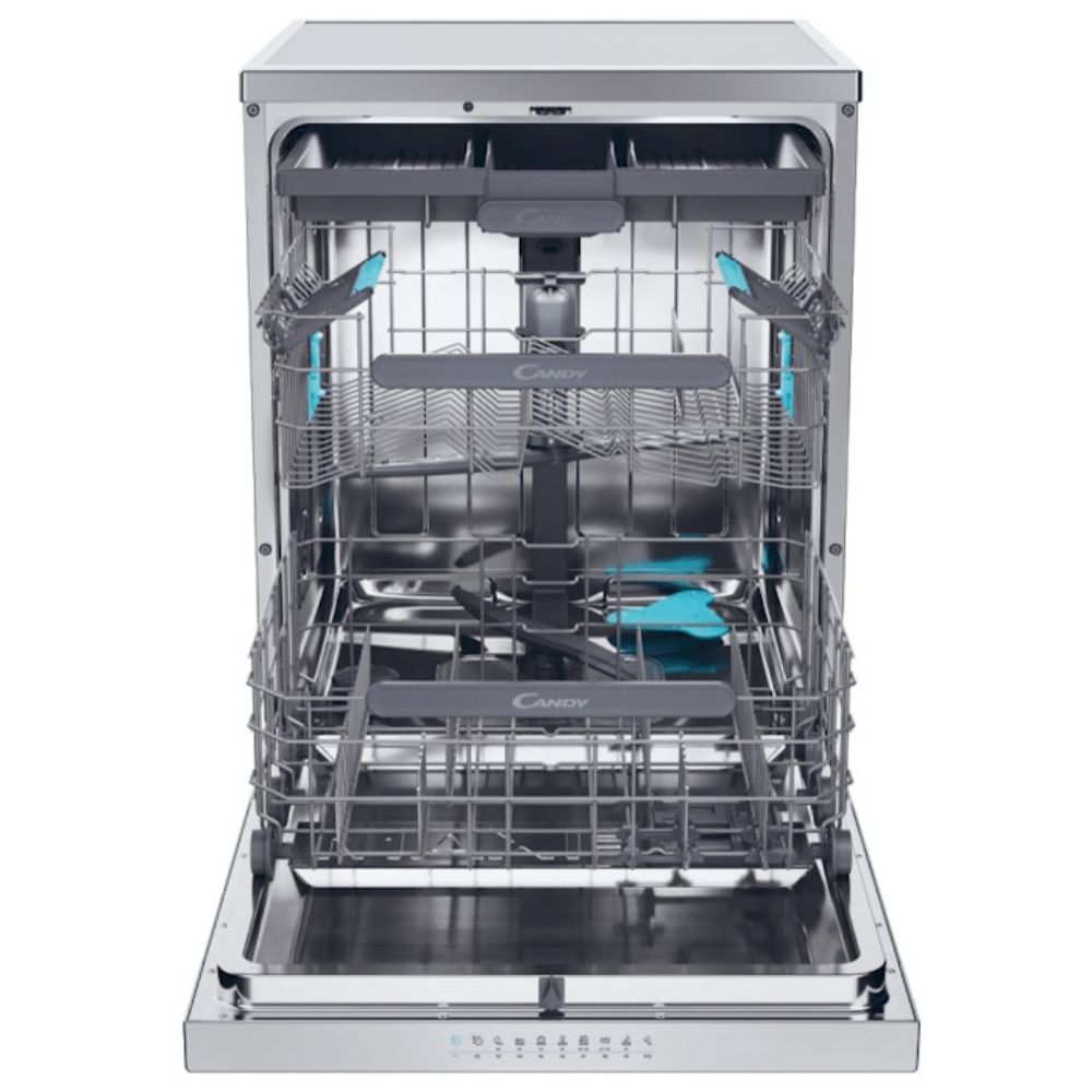 מדיח כלים רחב 16 מערכות כלים Candy CF6B2S3PSX כסוף - יבואן רשמי