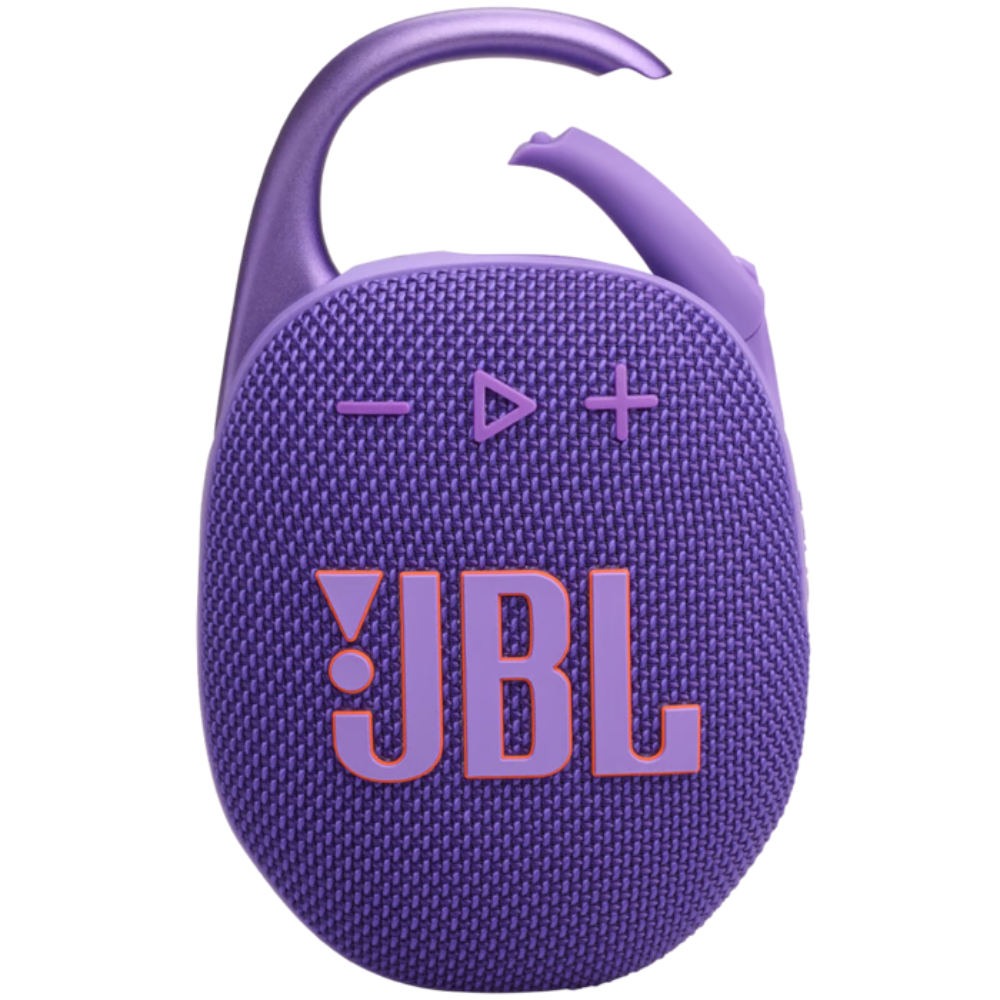 רמקול אלחוטי JBL Clip 5 IP67 7W - צבע סגול שנה אחריות ע"י - יבואן הרשמי