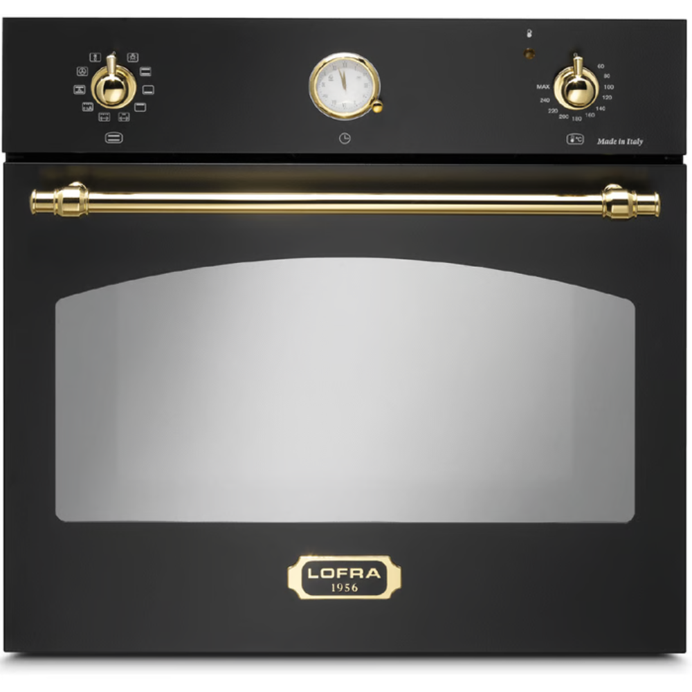 תנור אפייה בנוי 70 ליטר שחור דגם LOFRA FRNM69EE| אחריות - יבואן רשמי