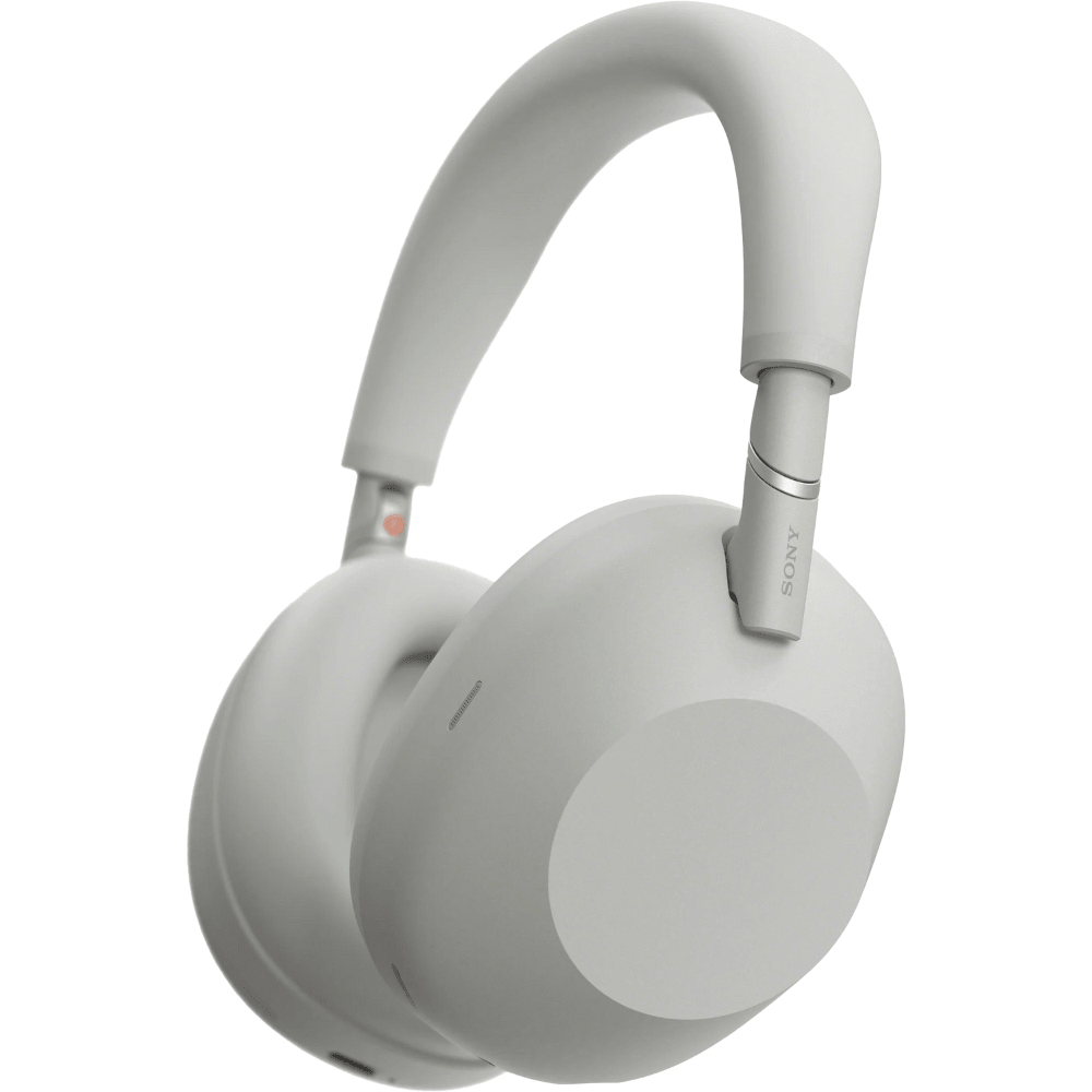 אוזניות קשת אלחוטיות Sony WH-1000XM6 - צבע כסוף פלטינה - K.B.V