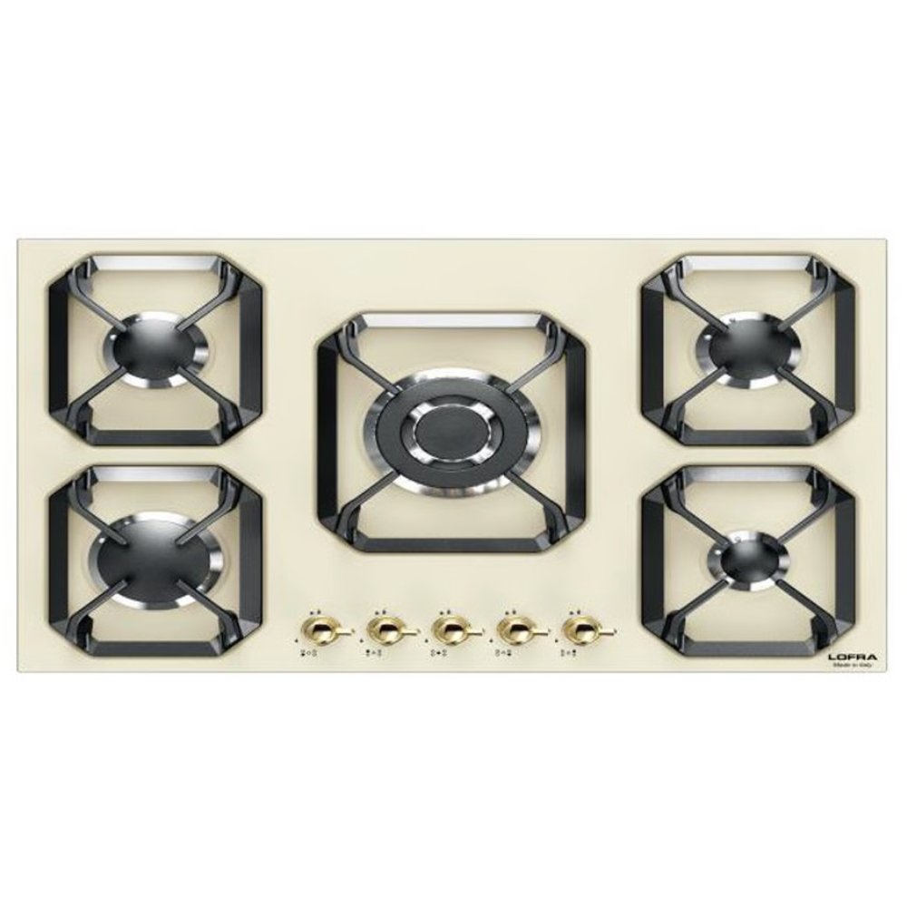 כיריים גז 60 ס''מ כפרי קרם פרזול זהב LOFRA HRBI6G0 - יבואן רשמי