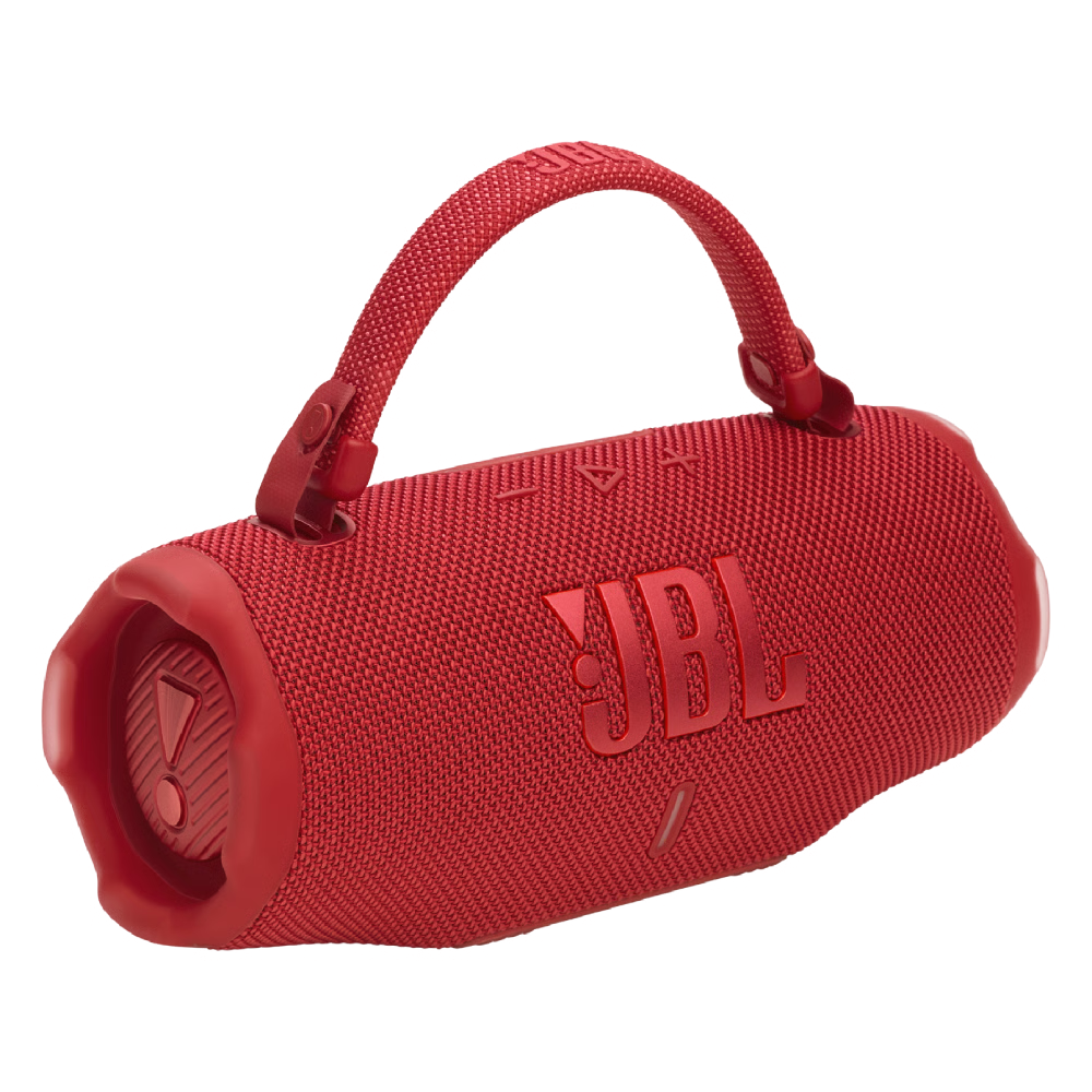 רמקול Bluetooth אלחוטי נייד JBL Charge 6 - צבע אדום שנה אחריות ע"י - יבואן הרשמי