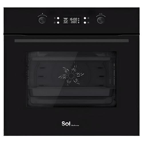 תנור בנוי פירוליטי SOL HO-9907 גימור שחור - K.B.V