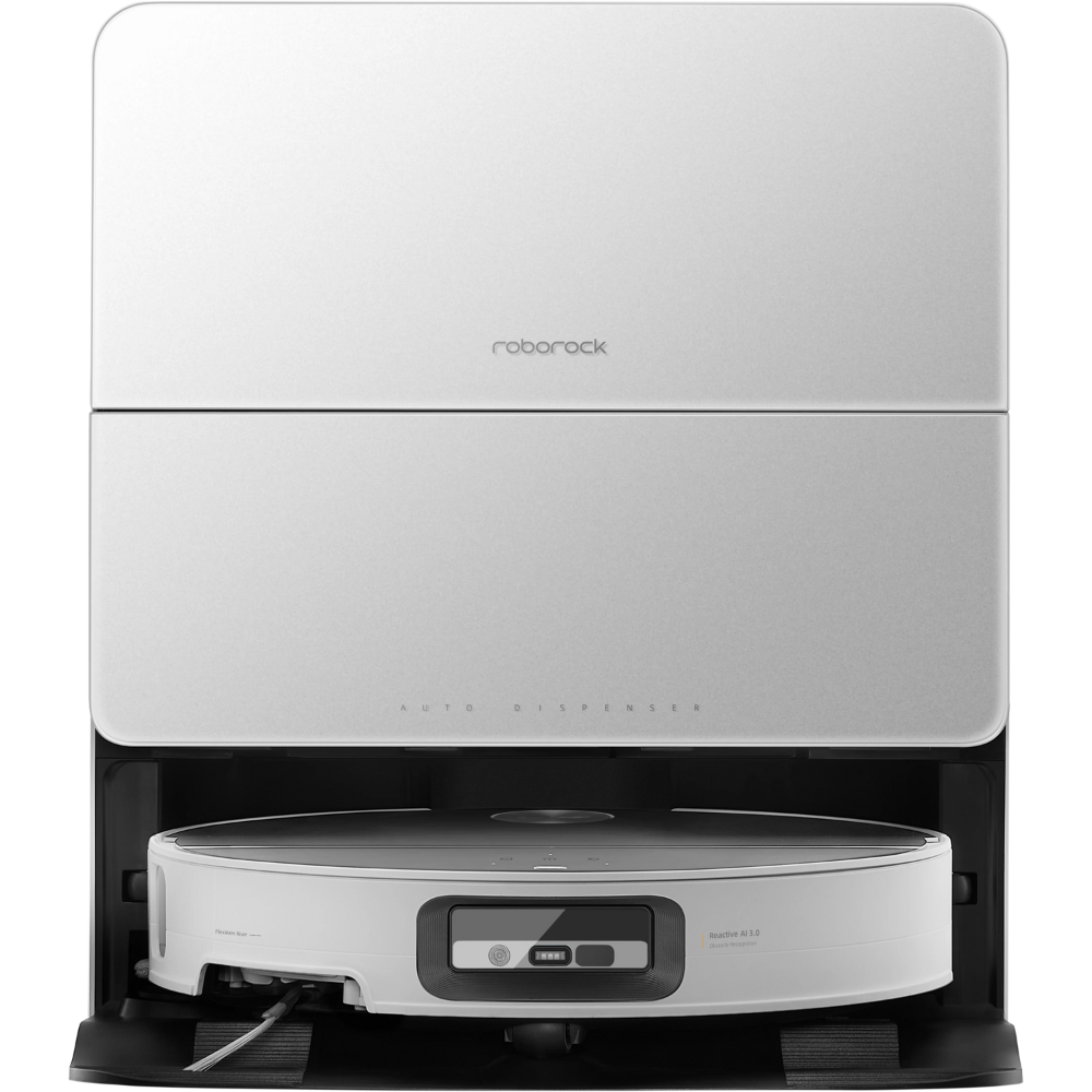 שואב אבק רובוטי שוטף Roborock Saros 10 - צבע לבן שנה אחריות ע"י - יבואן הרשמי