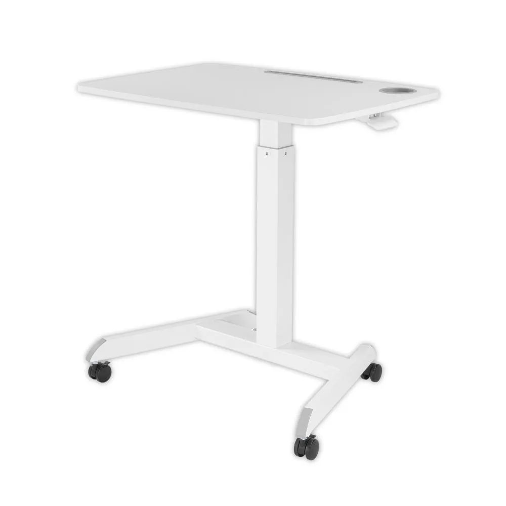 שולחן אישי נייד מתכוונן בגובה Lumi Legend / Brateck FWS07-6 White - יבואן רשמי