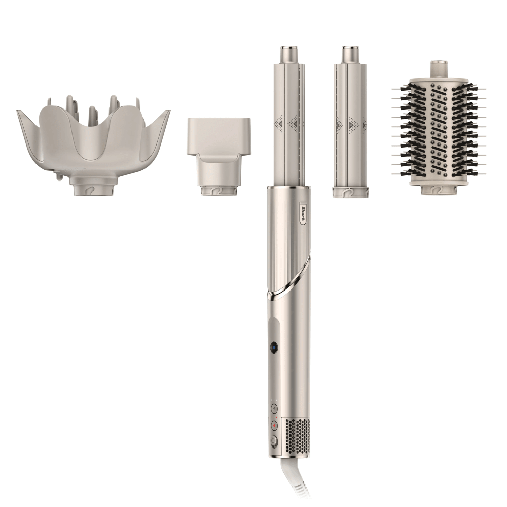 מעצב שיער Shark FlexStyle HD443 עם חמישה אביזרים נלווים לעיצוב השיער - K.B.V