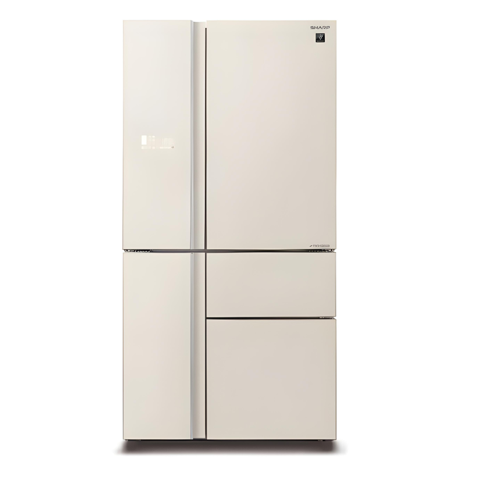 מקרר 5 דלתות 661 ליטר SHARP שארפ 9734 זכוכית בז' שבת מהדרין - יבואן רשמי