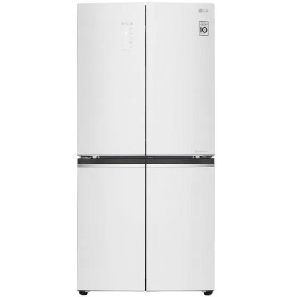 מקרר 4 דלתות - 530 ליטר LG GR-608WEDID זכוכית לבנה - יבואן רשמי
