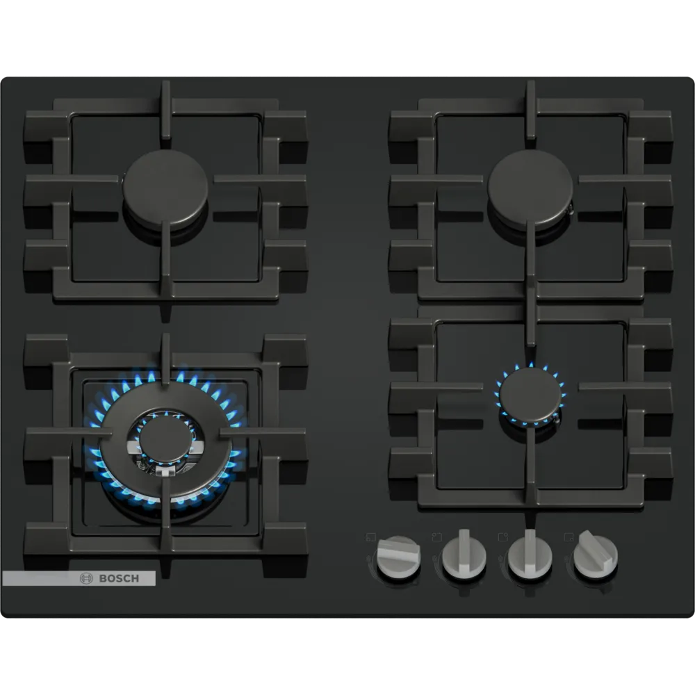 בוש כיריים גז - 4 להבות Bosch PNK6B6K40Y - יבואן רשמי