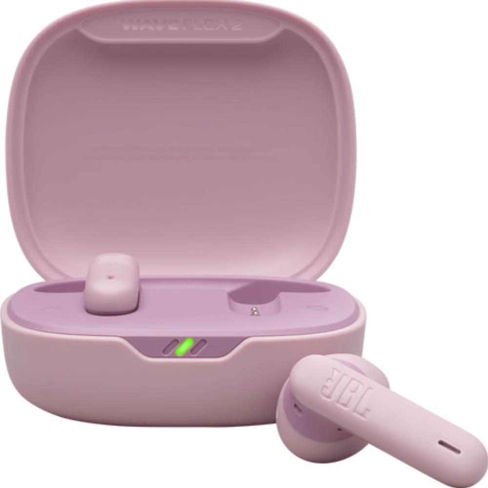 אוזניות אלחוטיות JBL Wave Flex 2 - צבע ורוד - K.B.V