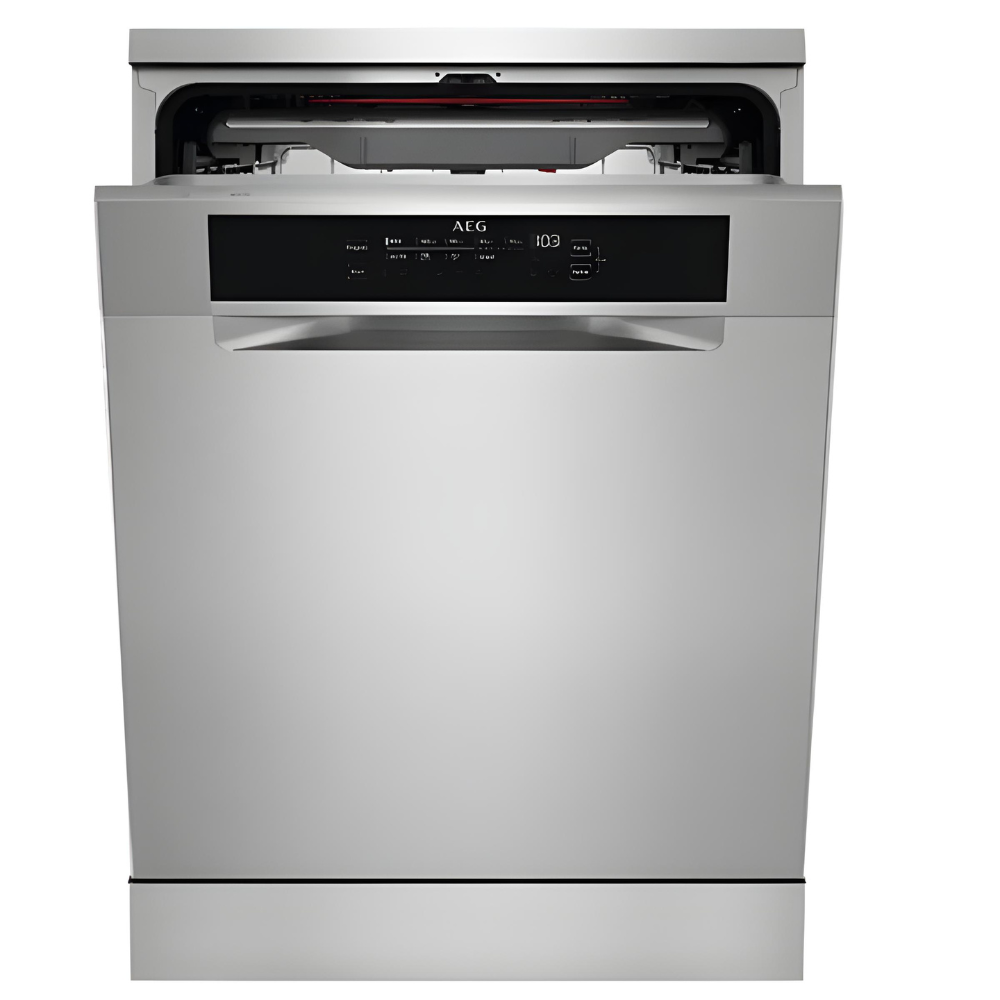 מדיח כלים רחב 15 מערכות כלים דגם AEG FFB73727PM נירוסטה מוברשת - יבואן רשמי