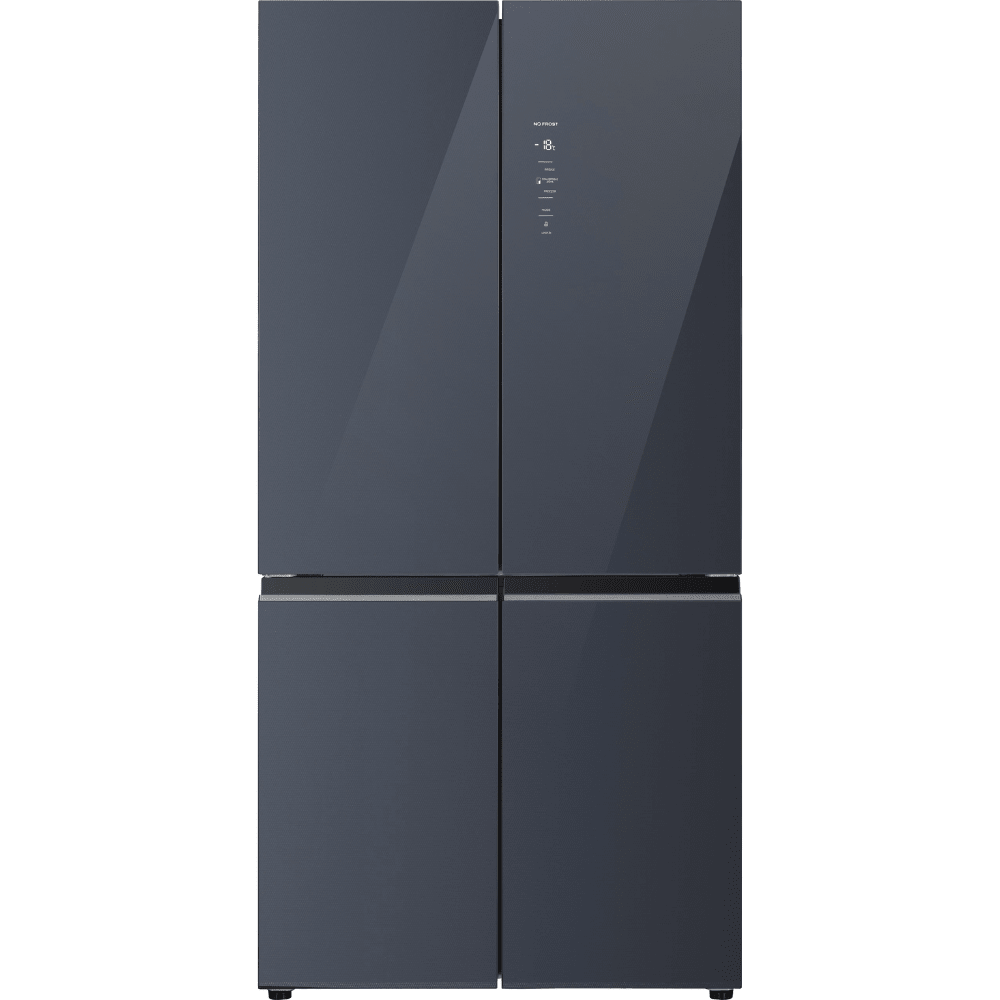 מקרר 4 דלתות ג'נרל דגם GE780GRGR זכוכית אפורה - K.B.V