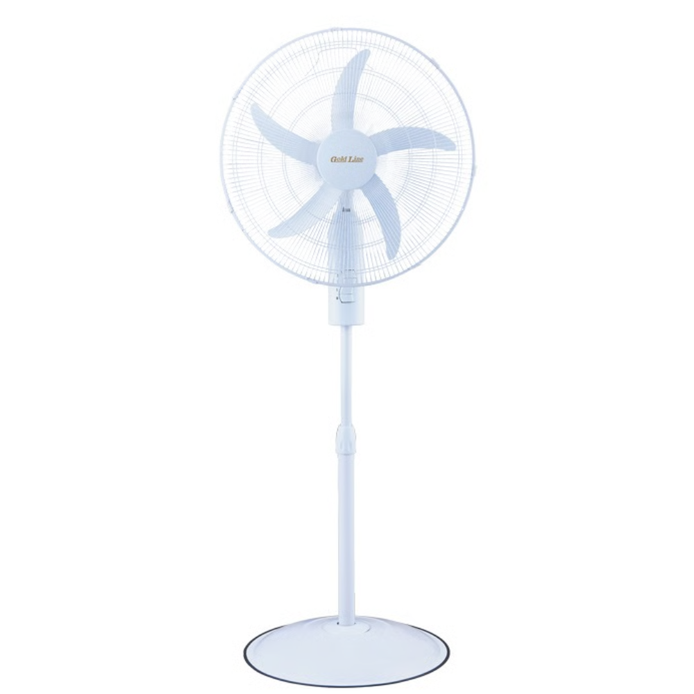 מאוורר עמוד בעל חמש כנפיים 20" לבן דגם GOLDLINE ATL-019