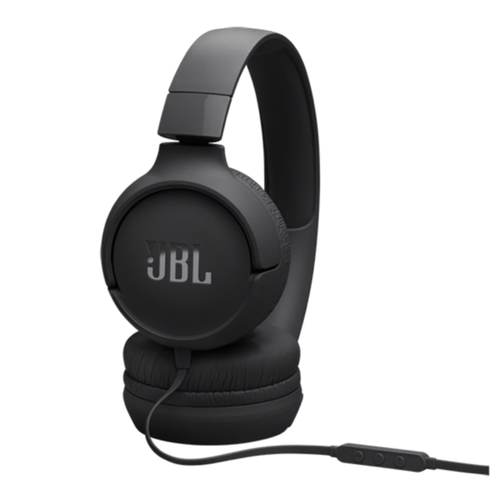 אוזניות קשת חוטיות JBL Tune 520C USB-C - צבע שחור שנה אחריות ע"י - יבואן הרשמי