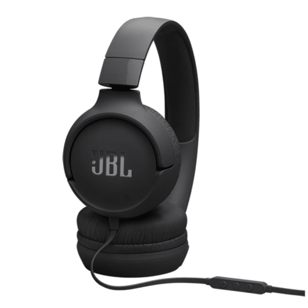 אוזניות קשת חוטיות JBL Tune 520C USB-C - צבע שחור - K.B.V