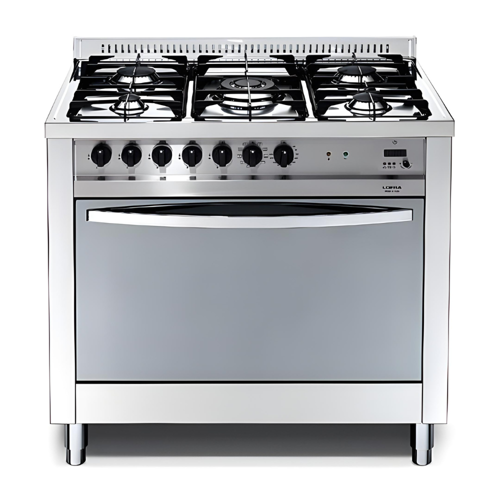 תנור משולב מקצועי 90 ס"מ LOFRA MTSG96MFT/CI COOL צבע נירוסטה - יבואן רשמי