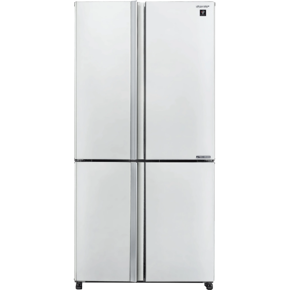 מקרר 4 דלתות SJ-8950 בנפח 578 ליטר עם התקן שבת מהדרין Sharp - גימור לבן - יבואן רשמי