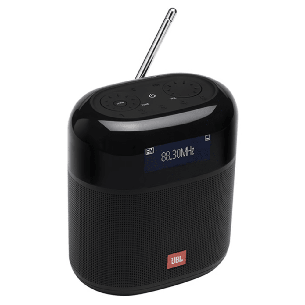 רמקול רדיו נייד JBL TUNER XL ללא ספק כוח - צבע שחור - K.B.V