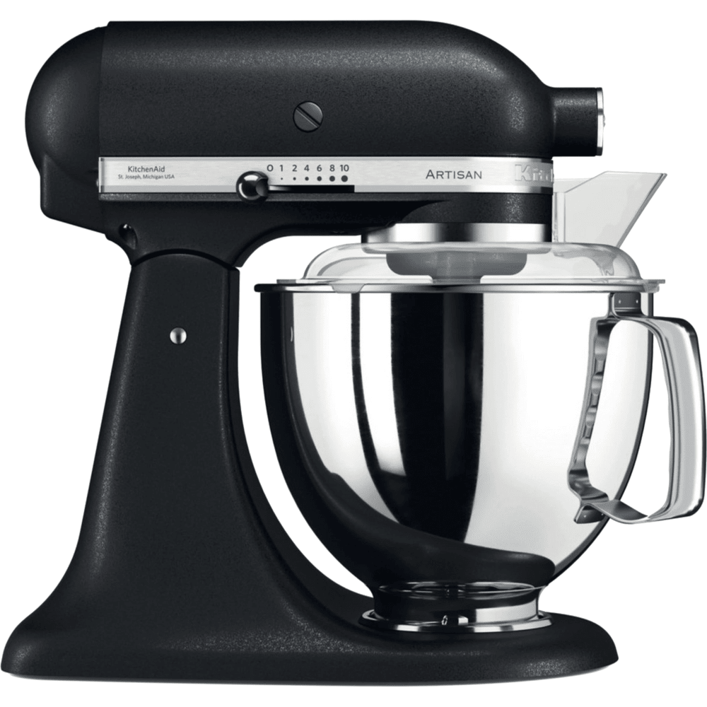 מיקסר עם זוג קערות בנפחים שונים KitchenAid 5KSM175EIBK צבע שחור מט - K.B.V