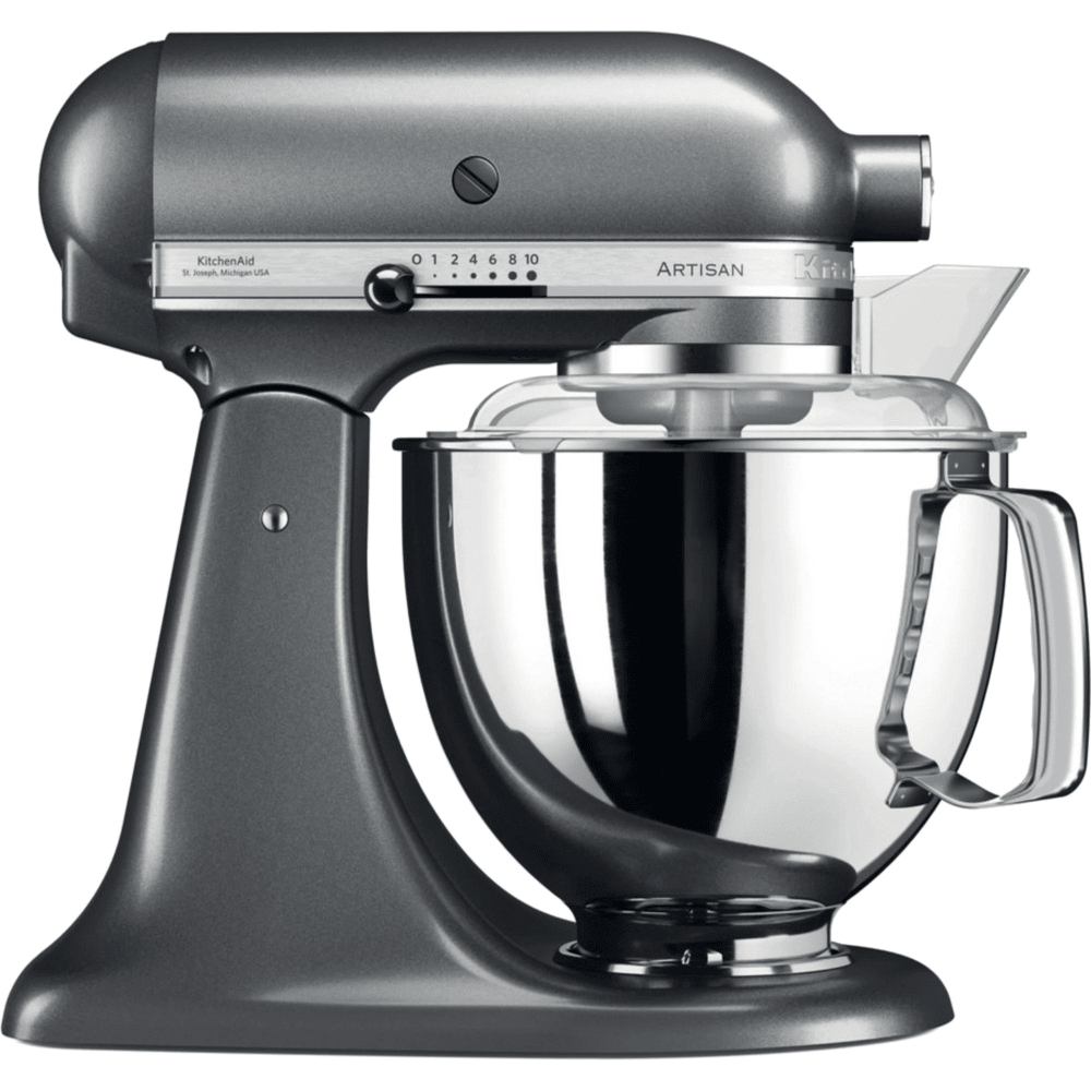 מיקסר עם זוג קערות בנפחים שונים KitchenAid 5KSM175EIMS צבע פנינה כסופה - K.B.V
