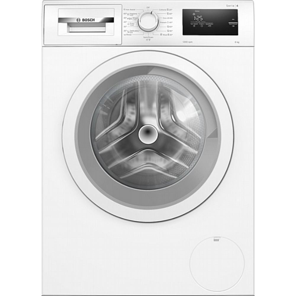 מכונת כביסה פתח קדמי 8 ק"ג בוש BOSCH דגם WAN24098IL- יבואן רשמי