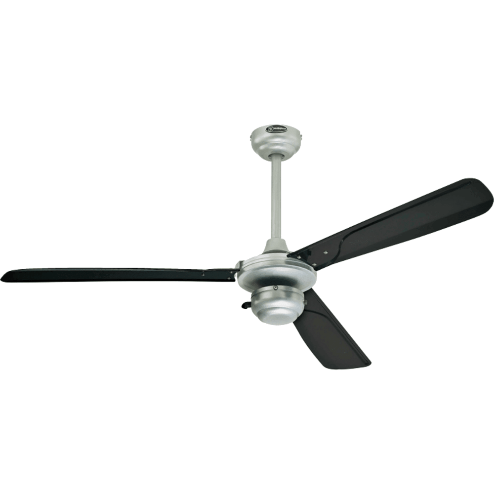 מאוורר תקרה מוגן מים לפרגולה Westinghouse Mountain Gale - צבע כסוף בשילוב שחור - K.B.V