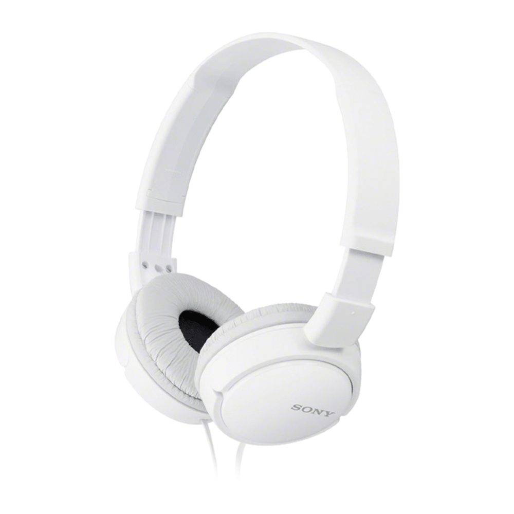 אוזניות חוטיות Sony MDR-ZX110 - צבע לבן - K.B.V
