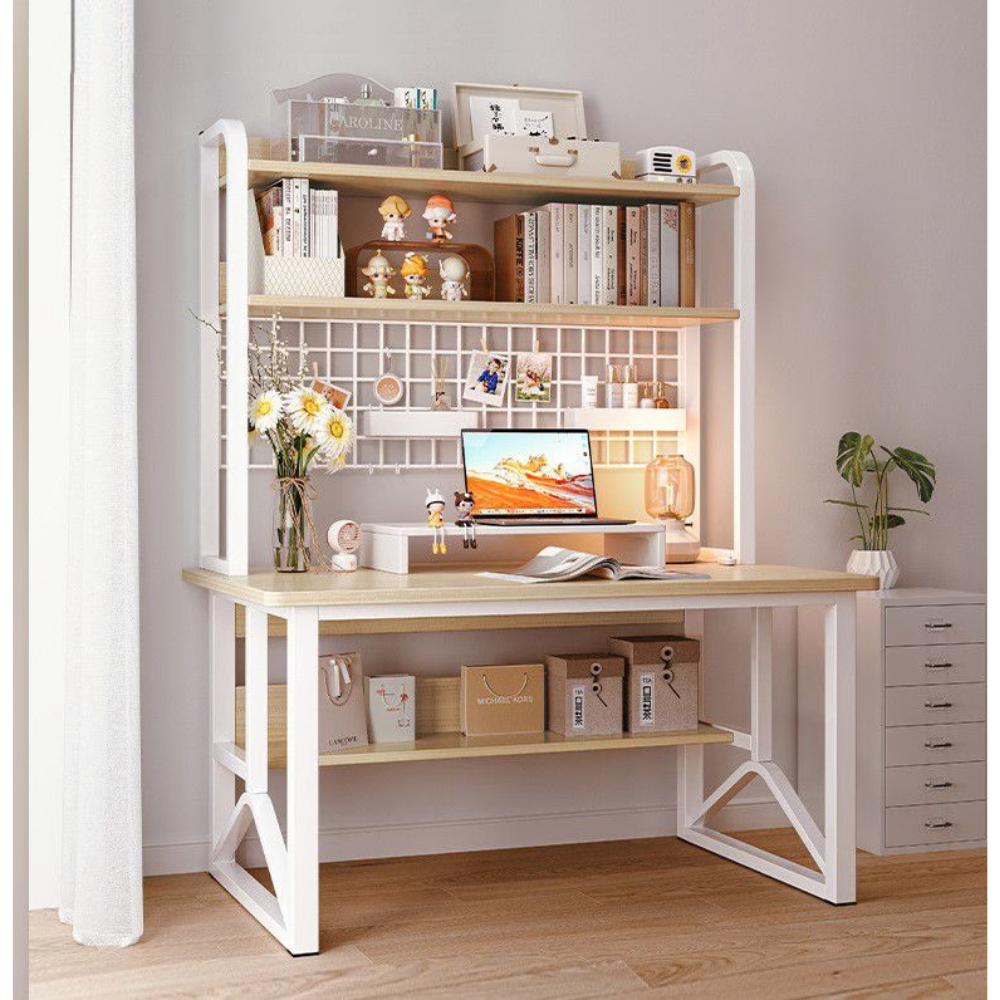 שולחן מחשב ברוחב 80 ס"מ Rosso Italy RSM-2044 לבן - יבואן רשמי