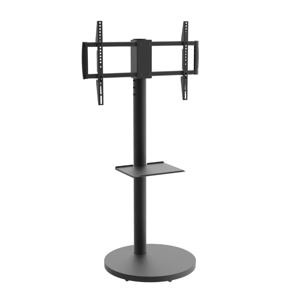 מעמד נייד מעוצב עם גלגלים למסכים עד 75″ Audio Line AL-85 Black - יבואן רשמי