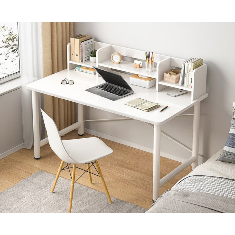 שולחן מחשב ענק קונסולה שידת כניסה רוחב 1 מטר דגם RSM-2034 צבע לבן מבית Rosso italy - יבואן רשמי