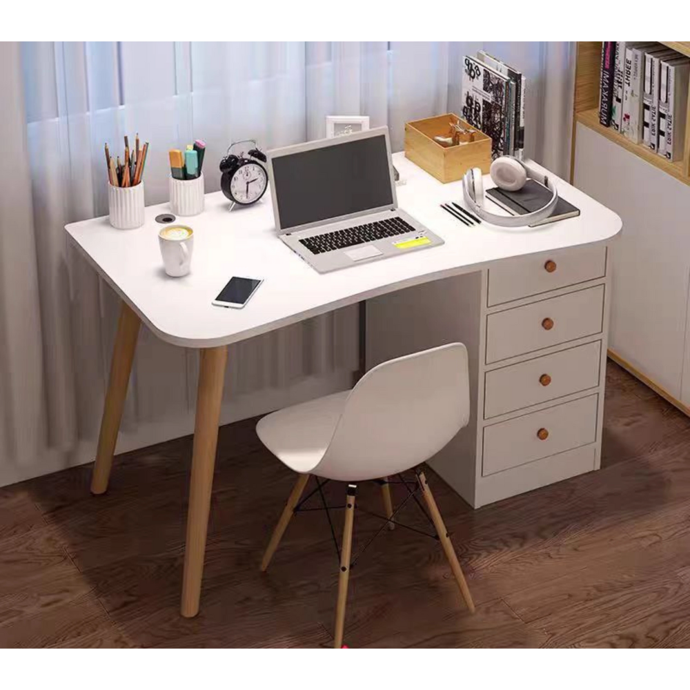 שולחן מחשב דגם RSM-3119 רוחב 1.2 מטר צבע לבן ROSSO ITALY - יבואן רשמי