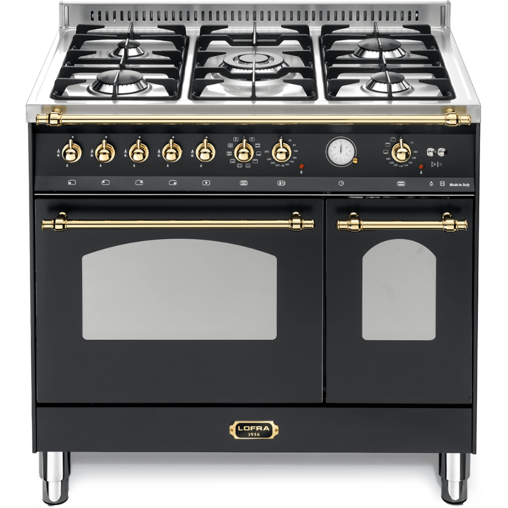 תנור אפייה משולב דו תאי תוצרת איטליה אחריות שחור דגם - LOFRA RNMD96MFTE/CI תוצרת איטליה אחריות - יבואן רשמי