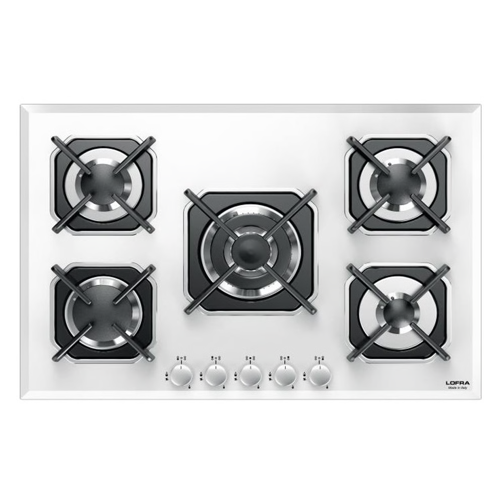 כיריים 75 ס''מ זכוכית לבן טורבו אמצע LOFRA HGB7E0 - יבואן רשמי