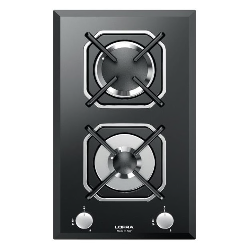 כיריים דומינו זכוכית שחור 2 להבות LOFRA HGN320 - יבואן רשמי