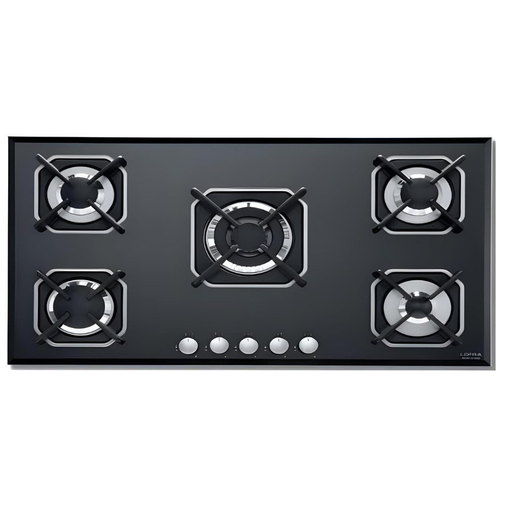 כיריים גז 5 להבות HGN9EO LOFRA זכוכית שחורה - יבואן רשמי