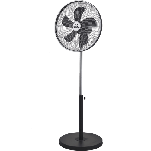 מאוורר עמוד 16" SOL SL-5300 - צבע שחור מט אחריות ע"י - יבואן רשמי