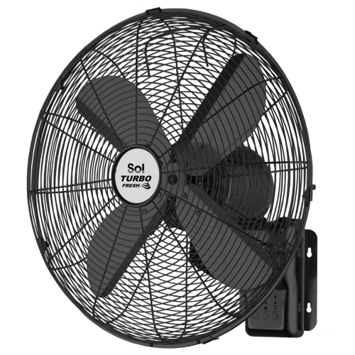 מאוורר תלייה כולל שלט 18" SOL professional SL-5306 - צבע שחור מט אחריות - יבואן רשמי