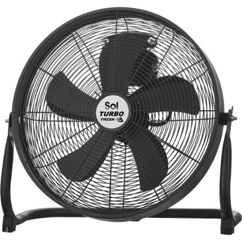 מאוורר ריצפתי 20" SOL professional SL-5307 - צבע שחור מט - K.B.V