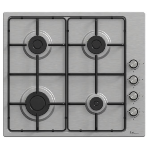 כיריים גז 4 להבות נירוסטה דגם Sol fm6xg-226 - יבואן רשמי
