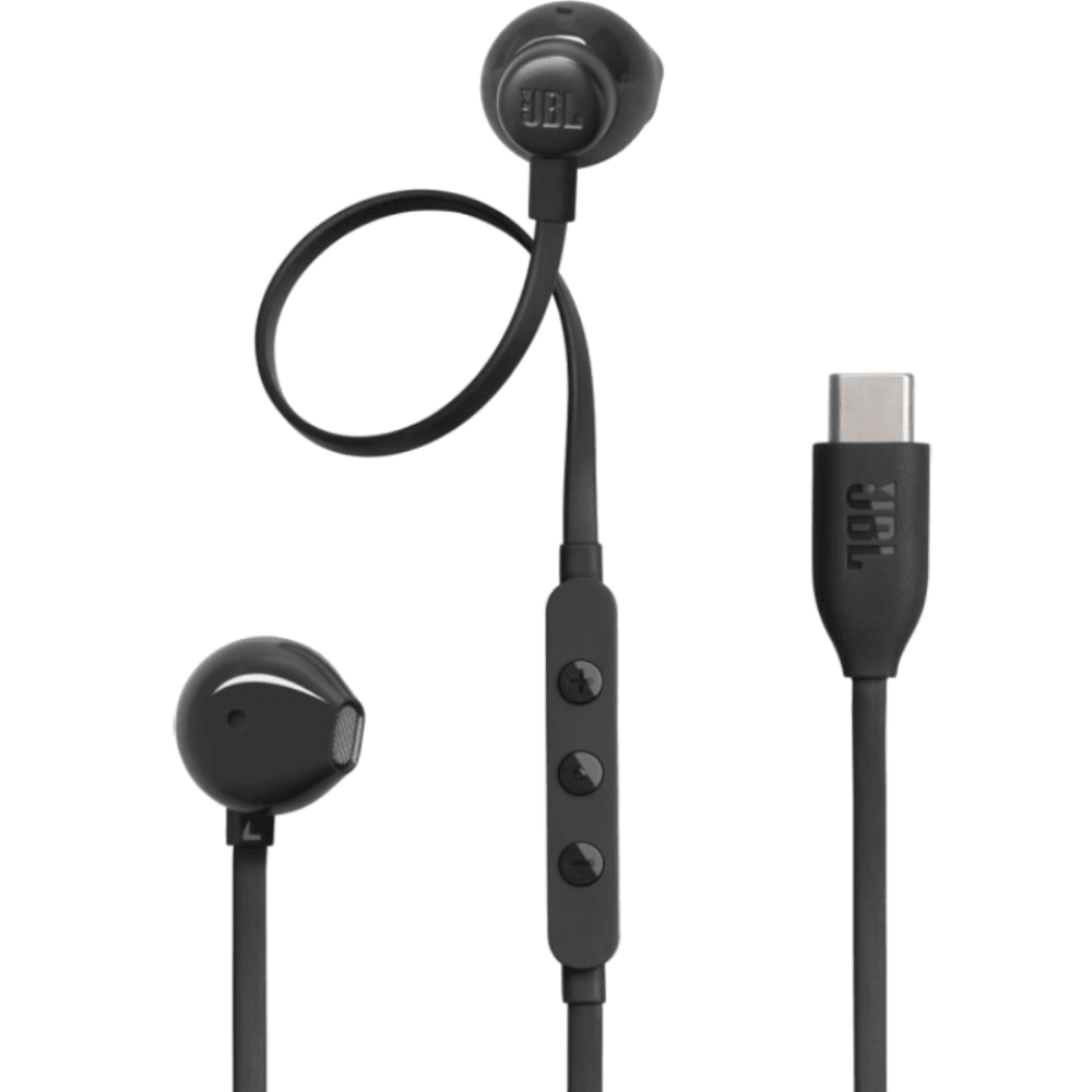 אוזניות JBL Tune T305C Type-C - צבע שחור - K.B.V