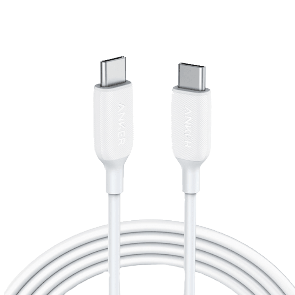 כבל 1.8 מטר Anker Powerline III USB-C to USB-C - צבע לבן - K.B.V