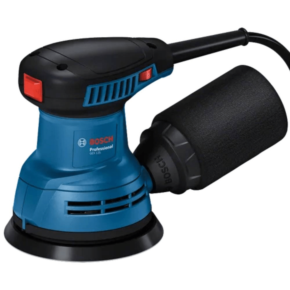 מלטשת אקצנטרית חשמלית "5 הספק 250W עם ויסות מהירות BOSCH GEX 125 - K.B.V